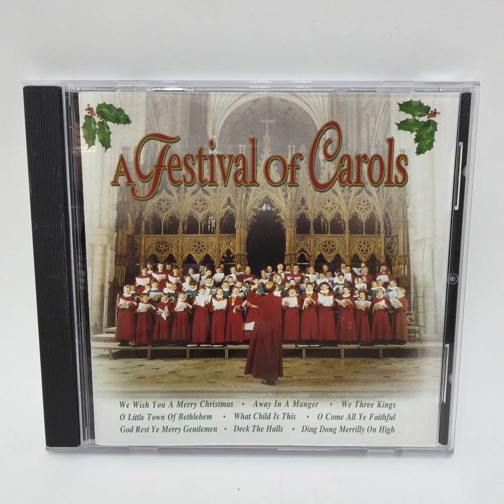 A Festival Of Carols Christmas Cheer Holiday Song CD Classics 1997 PYCD 801